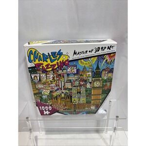 Sealed Charles Fazzino TCG Toys Big Apple 1000 The Lights Of London Pop Art